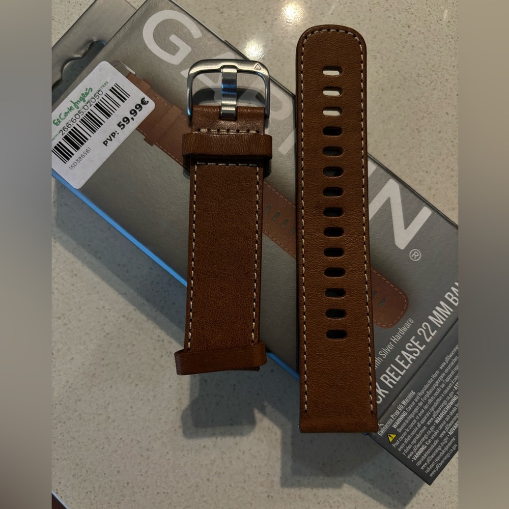 Garmin Quick release leather strap 22mm